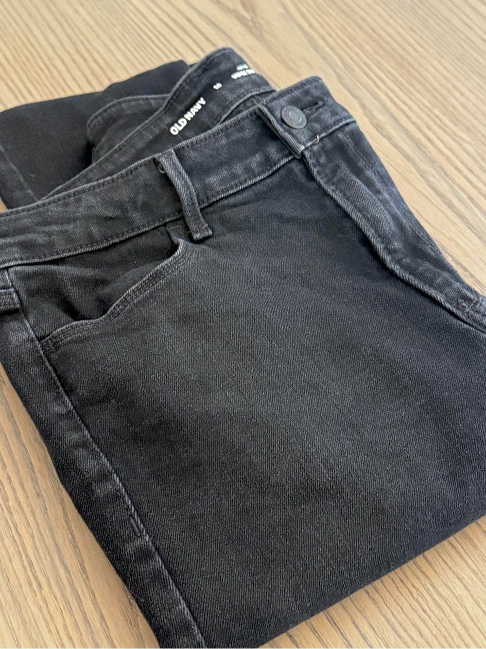 Old Navy High Rise Super Skinny Jeans Women’s Size 10 Black